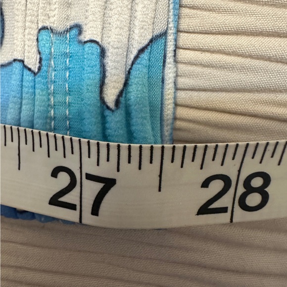 Jennifer Lopez Santorini Escape Ombre Floral Hawaiian Sleeveless Dress PS - Picture 9 of 13